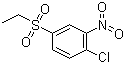 structure of CAS# 74159-80-1, 1-Chloro-4-(ethylsulfonyl)-2-nitrobenzene