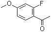 structure of CAS# 74457-86-6, 2'-Fluoro-4'-methoxyacetophenone;1-(2-Fluoro-4-methoxyphenyl)ethanone
