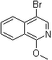 结构式 CAS# 746668-73-5, 4-溴-1-甲氧基异喹啉