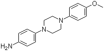 结构式 CAS# 74852-62-3, 1-(4-氨基苯基)-4-(4-甲氧基苯基)哌嗪