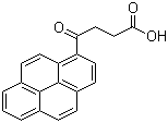 结构式 CAS# 7499-60-7, 4-氧代-4-芘-1-基丁酸