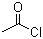 Acetyl chloride molecular structure (CAS 75-36-5)