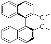 structure of CAS# 75640-87-8, (S)-(-)-2,2'-Dimethoxy-1,1'-binaphthalene;(S)-(-)-1,1'-Bi-2-naphthol dimethyl ether