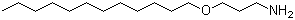 structure of CAS# 7617-74-5, 3-Lauryloxypropyl-1-amine;3-(Dodecyloxy)propylamine