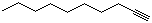 structure of CAS# 764-93-2, 1-Decyne