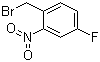structure of CAS# 76437-44-0, 2-Bromomethyl-5-fluoronitrobenzene;1-Bromomethyl-4-fluoro-2-nitrobenzene; 2-Nitro-4-fluorobenzyl bromide