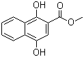 结构式 CAS# 77060-74-3, 1,4-二羟基-2-萘甲酸甲酯