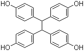 结构式 CAS# 7727-33-5, 1,1,2,2-四(4-羟基苯基)乙烷