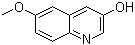 structure of CAS# 77421-36-4, 6-Methoxy-3-quinolinol