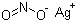 structure of CAS# 7783-99-5, Silver nitrite