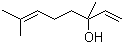 structure of CAS# 78-70-6, Linalool;2,6-Dimethylocta-2,7-dien-6-ol; 3,7-Dimethyl-1,6-octadien-3-ol