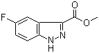 structure of CAS# 78155-73-4, Methyl 5-fluoro-1H-indazole-3-carboxylate;5-Fluoro-1H-indazole-3-carboxylic acid methyl ester