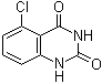 structure of CAS# 78754-81-1, 5-Chloroquinazoline-2,4(1H,3H)-dione;FR 191863; NSC 338214