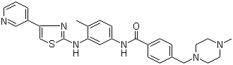 structure of CAS# 790299-79-5, Masitinib;4-[(4-Methyl-1-piperazinyl)methyl]-N-[4-methyl-3-[[4-(3-pyridinyl)-2-thiazolyl]amino]phenyl]benzamide
