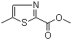 结构式 CAS# 79247-98-6, 5-甲基噻唑-2-羧酸甲酯