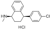 结构式 CAS# 79617-90-6, (1R,4R)-舍曲林4-氯苯基杂质盐酸盐