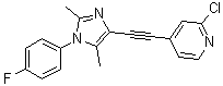 结构式 CAS# 802906-73-6, Basimglurant