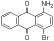 structure of CAS# 81-62-9, 1-Amino-4-bromo anthraquinone ;1-Amino-4-bromo-9,10-anthraquinone