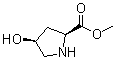 structure of CAS# 81102-38-7, cis-4-Hydroxy-L-proline methyl ester