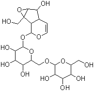 结构式 CAS# 81720-05-0, 地黄苷 A; 地黄甙 A