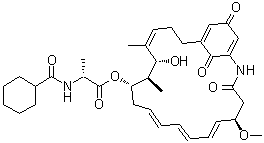 结构式 CAS# 82189-03-5, 枝三烯菌素 I
