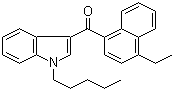 structure of CAS# 824960-64-7, 1-Pentyl-3-(4-ethyl-1-naphthoyl)indole;JWH-210