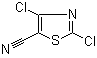 结构式 CAS# 82554-18-5, 2,4-二氯-5-噻唑甲腈