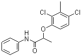 structure of CAS# 84496-56-0, Clomeprop;2-(2,4-Dichloro-3-methylphenoxy)propionanilide; MY 15; alpha-(2,4-Dichloro-3-methylphenoxy)propionic acid anilide