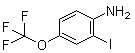 结构式 CAS# 845866-79-7, 2-碘-4-三氟甲氧基苯胺