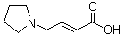 结构式 CAS# 848185-03-5, (E)-4-(吡咯烷-1-基)丁-2-烯酸
