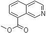 结构式 CAS# 850858-56-9, 8-异喹啉羧酸甲酯