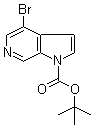 结构式 CAS# 850892-97-6, 4-溴-1H-吡咯并[2,3-c]吡啶-1-羧酸叔丁酯