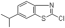 结构式 CAS# 856171-16-9, 2-氯-6-异丙基苯并噻唑