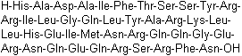 structure of CAS# 86472-71-1, Rat hypothalamic growth hormone-releasing factor(1-43)