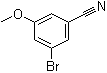 structure of CAS# 867366-91-4, 3-Bromo-5-methoxybenzonitrile