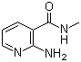 structure of CAS# 870997-87-8, N-Methyl-2-aminonicotinamide;N-Methyl-2-aminopyridine-3-carboxamide