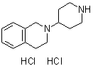 structure of CAS# 871113-10-9, 2-(Piperidin-4-yl)-1,2,3,4-tetrahydroisoquinoline dihydrochloride