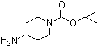 structure of CAS# 87120-72-7, 4-Amino-1-Boc-piperidine;N-Boc-4-amino-piperidine; 1-tert-Butoxycarbonyl-4-amino-piperidine