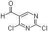 structure of CAS# 871254-61-4, 2,4-Dichloro-5-pyrimidinecarboxaldehyde;2,4-Dichloro-5-formylpyrimidine
