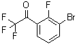 结构式 CAS# 871353-32-1, 1-(3-溴-2-氟苯基)-2,2,2-三氟乙酮