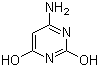 structure of CAS# 873-83-6, 6-Aminouracil ;4-Amino-2,6-dihydroxypyrimidine; 6-Amino-2,4-pyrimidinediol