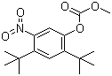 structure of CAS# 873055-55-1, 2,4-Di-tert-butyl-5-nitrophenyl methyl carbonate;Carbonic acid 2,4-bis(1,1-dimethylethyl)-5-nitrophenyl methyl ester