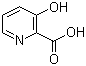 结构式 CAS# 874-24-8, 3-羟基-2-吡啶甲酸