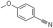 structure of CAS# 874-90-8, Anisonitrile;4-Methoxybenzonitrile