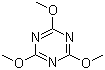 结构式 CAS# 877-89-4, 2,4,6-三甲氧基-1,3,5-三嗪