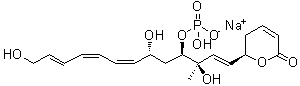 结构式 CAS# 87860-39-7, 福司曲星钠
