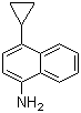 结构式 CAS# 878671-94-4, 4-环丙基-1-萘胺