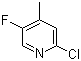 结构式 CAS# 881891-83-4, 2-氯-5-氟-4-甲基吡啶