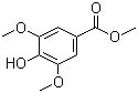 结构式 CAS# 884-35-5, 丁香酸甲酯; 3,5-二甲氧基-4-羟基苯甲酸甲酯