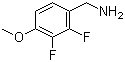 structure of CAS# 886500-75-0, 2,3-Difluoro-4-methoxybenzylamine